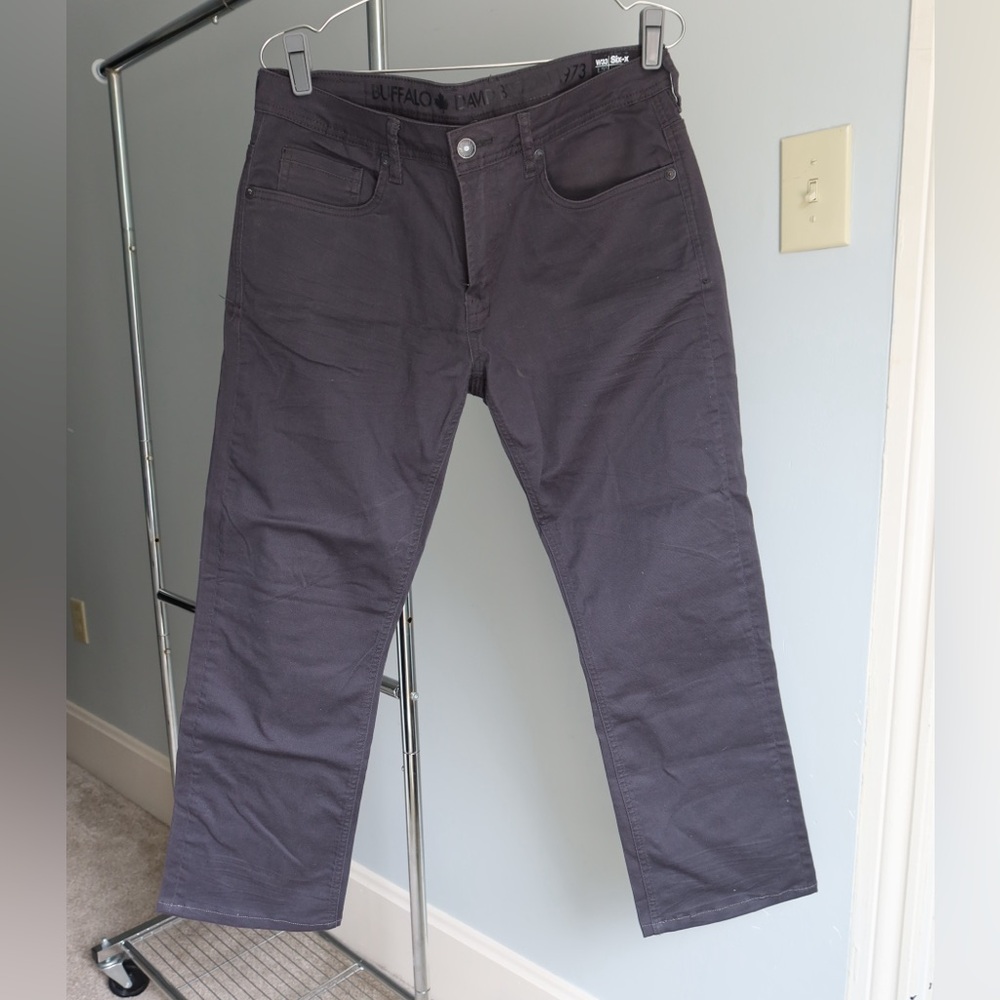 Buffalo David‎ Bitton Gray Straight Jeans